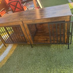 Dual Dog Furniture Crate