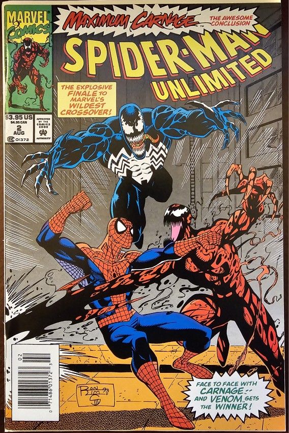 Spider-man Unlimited #2 1993 NEWSSTAND EDITION 🔥 