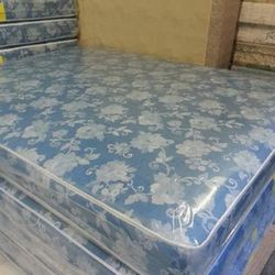 New Standard Mattress Sets. $99 Twin, Full Or Queen. Free Boxspring Included
