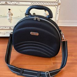 Giacomo Rosaldi Hard Case Small Travel /Overnight Bag / Carry-on / Cosmetic or Toiletries Suitcase