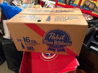 Pabst Blue Ribbon Vintage Beer Carton Box