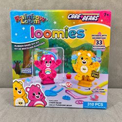 Rainbow Loom Care Bears Loomies DIY Rubber Band Craft Kit 310 PCS NEW SEALED