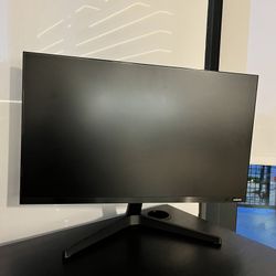 SAMSUNG 27" T35F Series FHD 1080p Computer Monitor, 75Hz, IPS Panel, HDMI, VGA (D-Sub), 3-Sided Border-Less, FreeSync, LF27T350FHNXZA