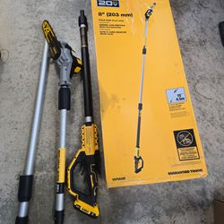 Dewalt 20V MAX 8in. Brushless Cordless Battery Powered Pole Saw (Tool Only)