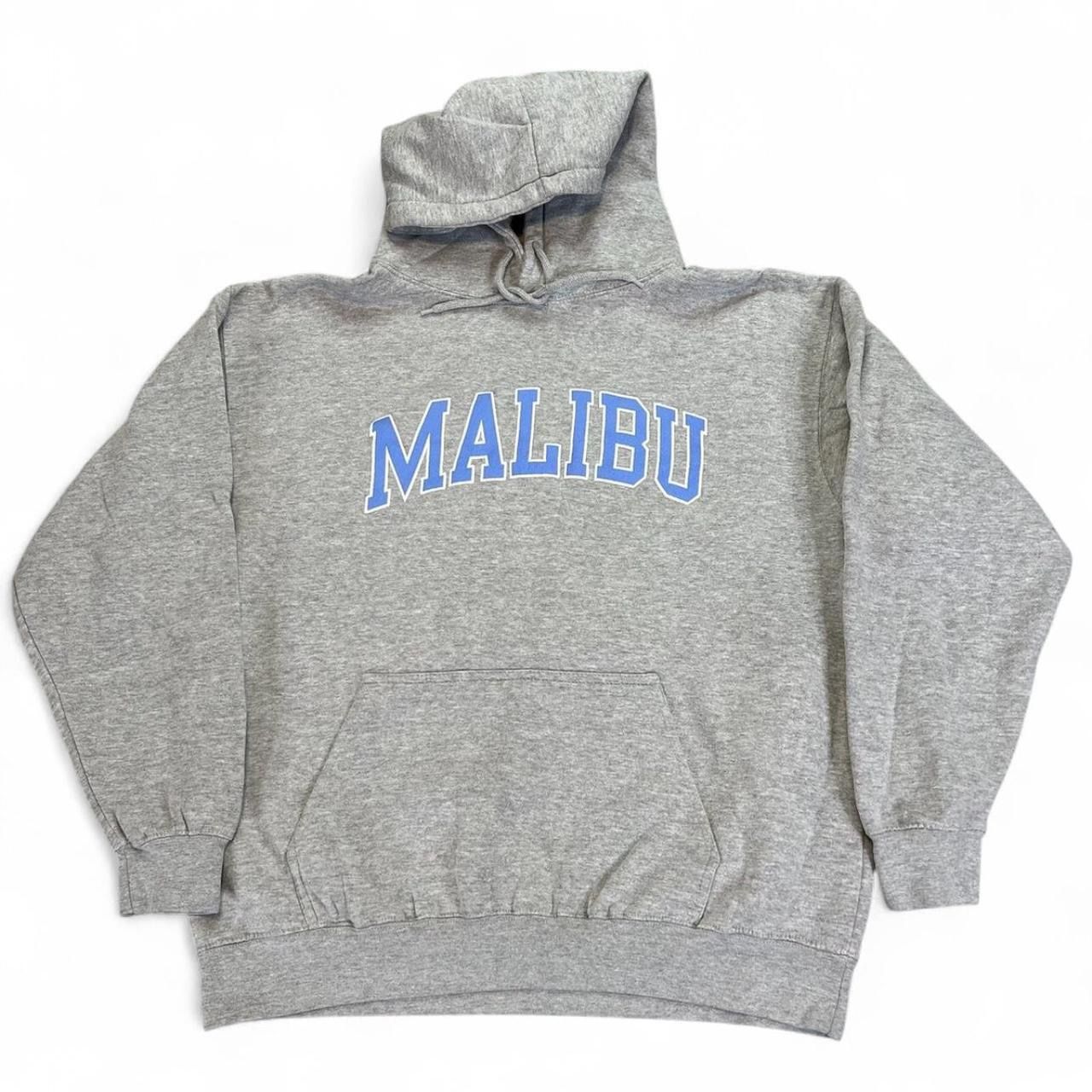 John Galt Women Gray Malibu Seaside Heavyweight Hoodie Gray Baggy Sweater-7467 - one size