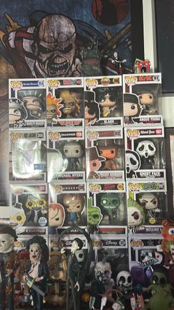Funko Pop Horror & Rock Collection Lot