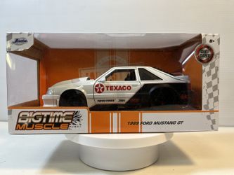 1989 Ford Foxbody Mustang Diecast Model Car: 1/24 Scale New In the Box By Jada