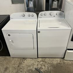Whirlpool Top Load Washer And Gas Dryer Set