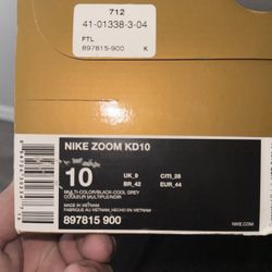 Nike Zoom KD10 Multicolor 
