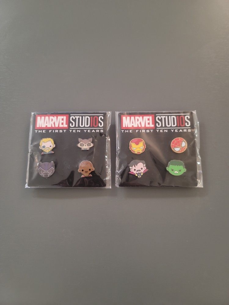 Marvel Studios The First Ten Years Pins New