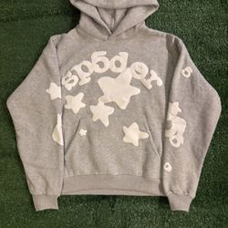 Sp5der Hoodie - Gray Beluba