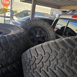 Wheels In Tires 18" 6 Lug Chevy Silverado Gmc Utility Truck 6x5,5 Or 6x139.7 