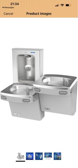 Water Drinking Fountain with Bottle Filling Station