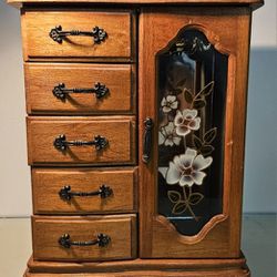 A  Vintage Jewelry Armoire 