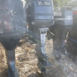 Used Outboard Parts And Some Running Outboards
