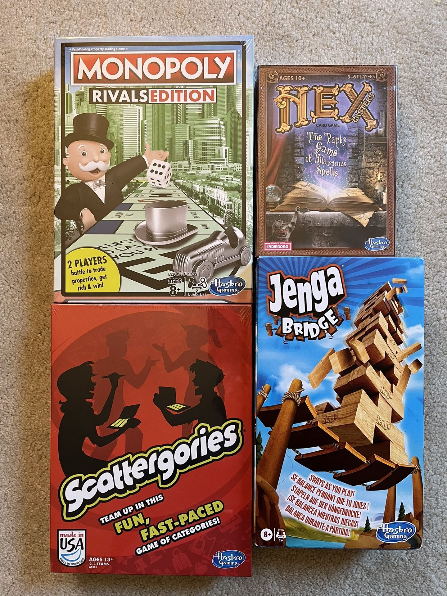 Sealed board games