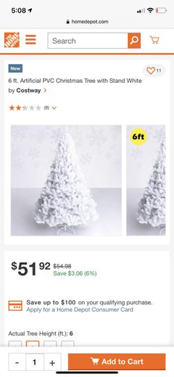 6ft artificial pvc Christmas 🎄