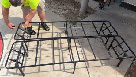 Metal   Full bed frames x2