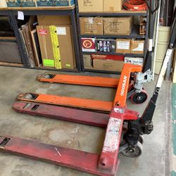 (2) Pallet Jacks “Need Worked On” Read Description (Each)