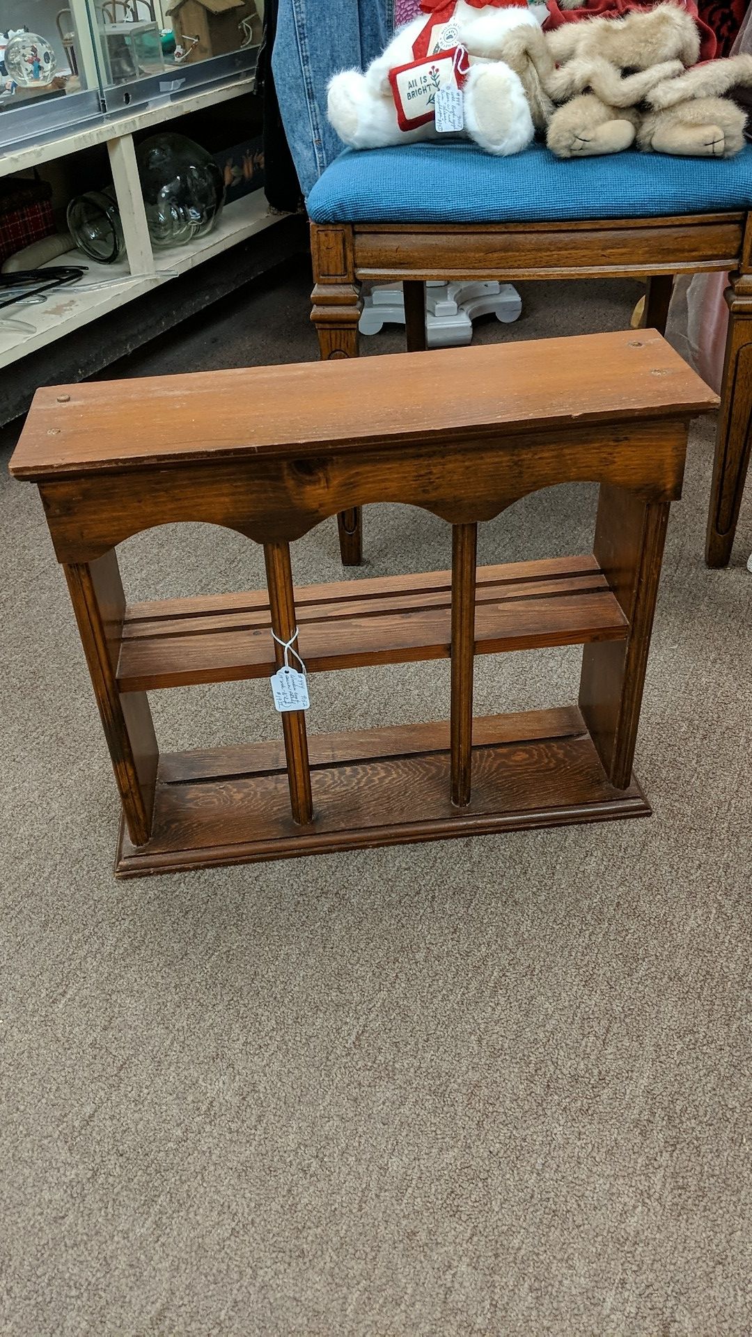 Wooden Cup & Saucer Shelf