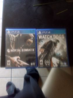 PS4 Games MKX AND WATCH DOGS
