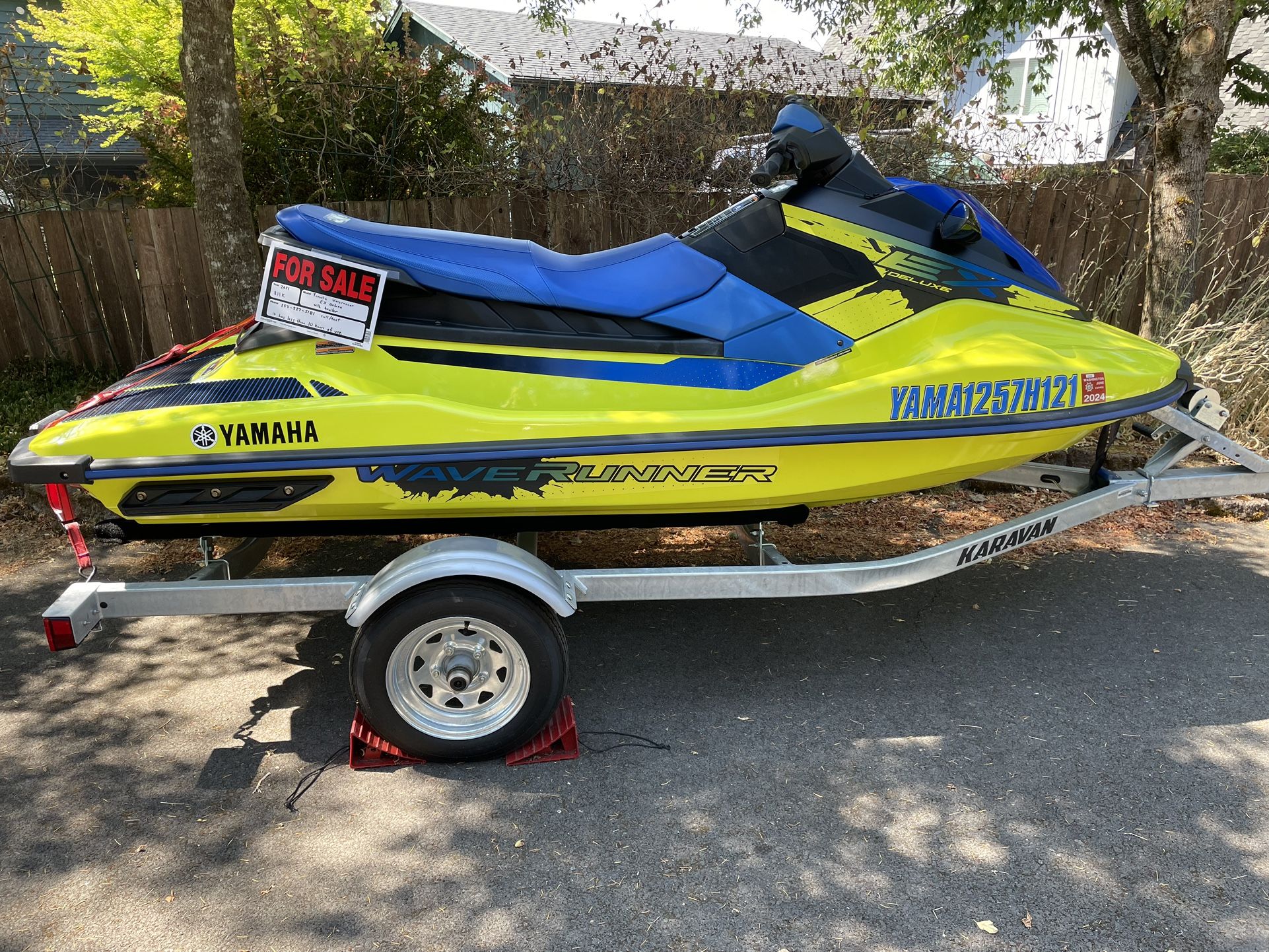 Yamaha Wave runner EX Deluxe Jet Ski