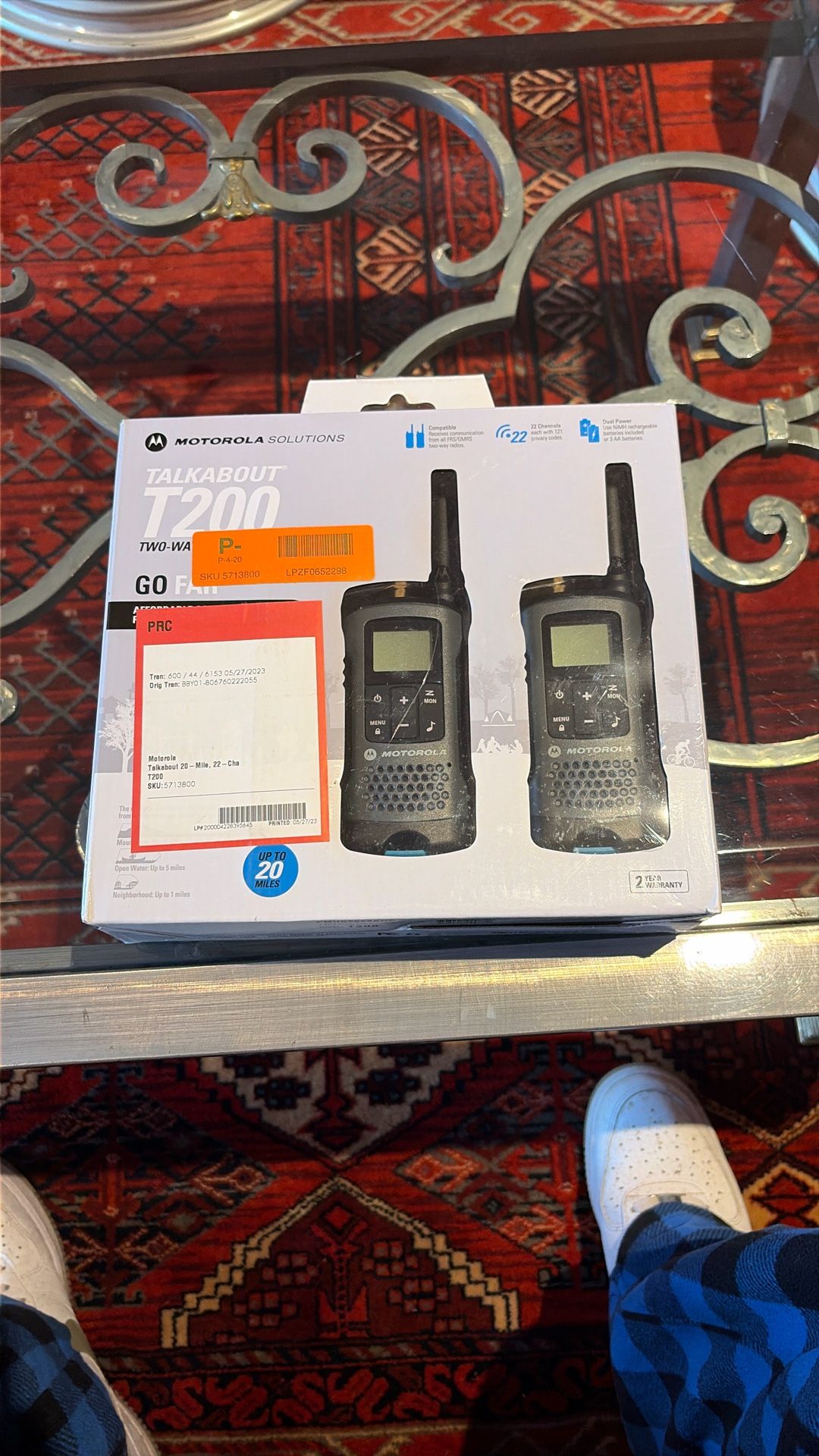 Motorola T200 Walkie Talkies