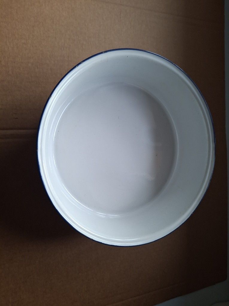 Vintage Enamel Wash Pan Stamped Sweden