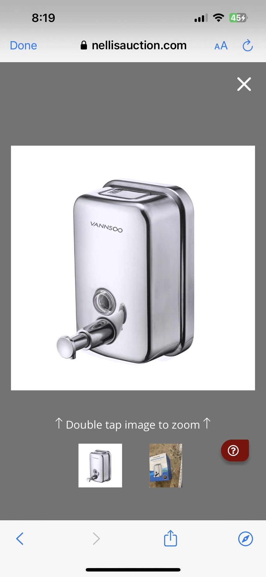 VANNSOO Commercial Soap Dispenser Wall Mount Stainless Steel Manual Liquid Pump Rust-Proof Leak Free For Bathroom (17 Fl Oz / 500ml)