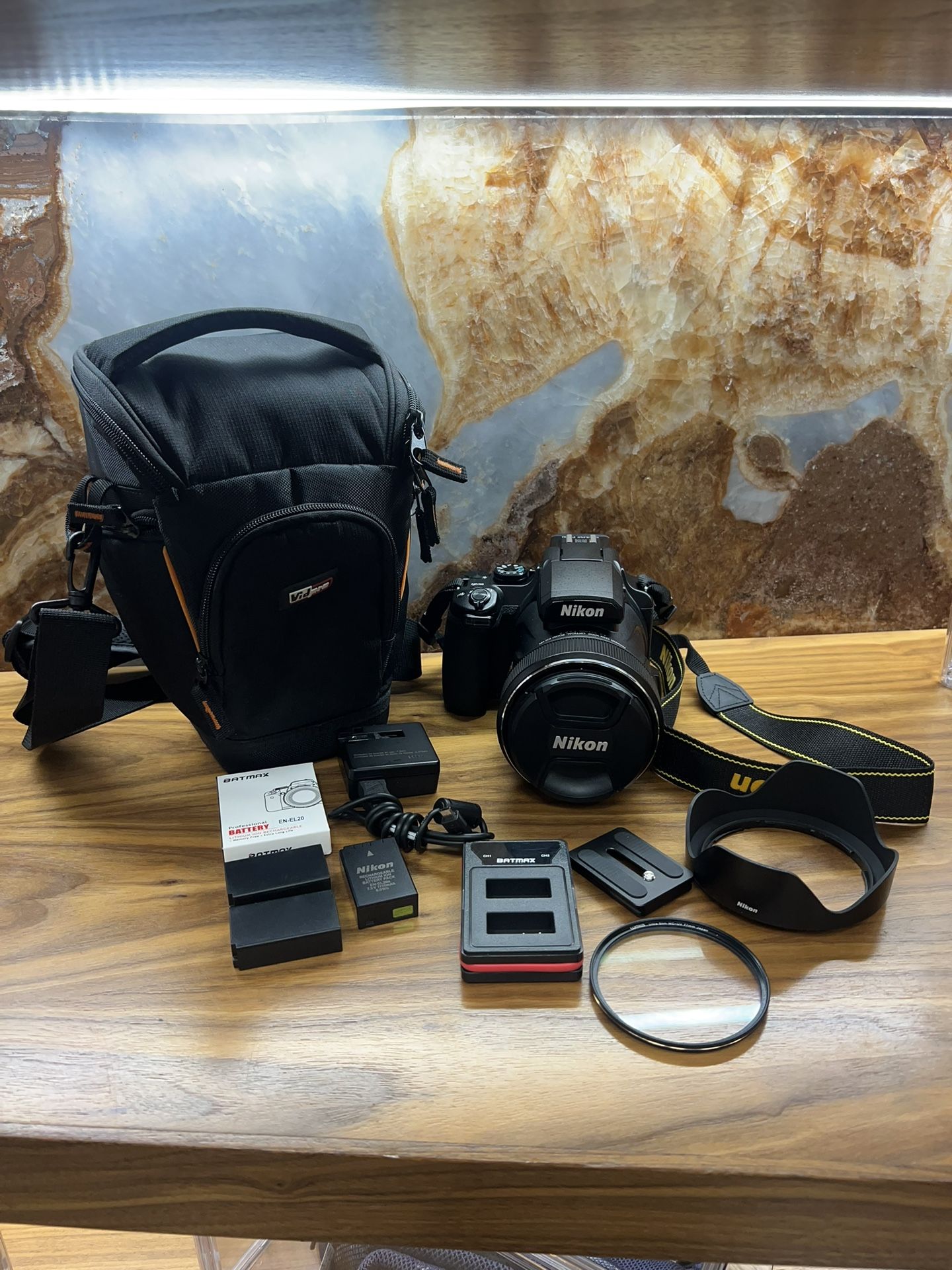 Nikon COOLPIX P1000 4K UHD 16MP Camera - Black Birding 125X OPTICAL ultra Zoom Like New!!,Nikon,Nikon Coolpix P1000,coolpix P1000,Zoom Digital Camera,