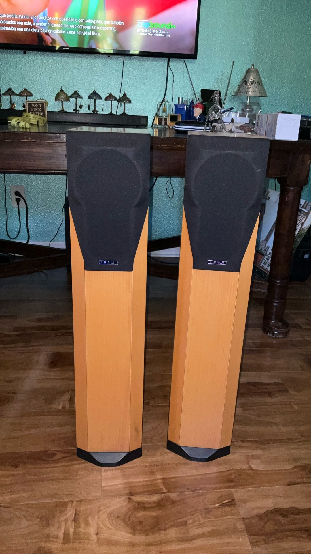 Mission 782 Vintage Floor Standing Speakers Set Of 2