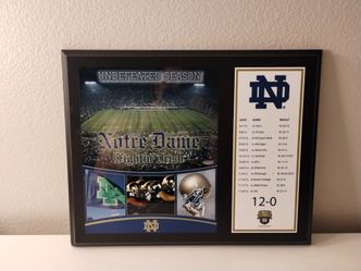 Notre Dame Fighting Irish Notre Dame Fighting Irish 12" x 15" 2012...