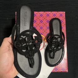 Black Tory Burch Sandals Size 7