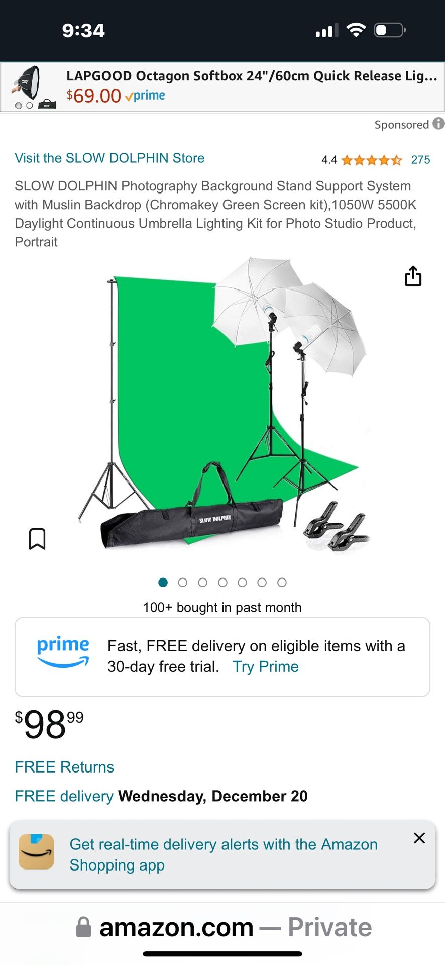 Green Screen With Light