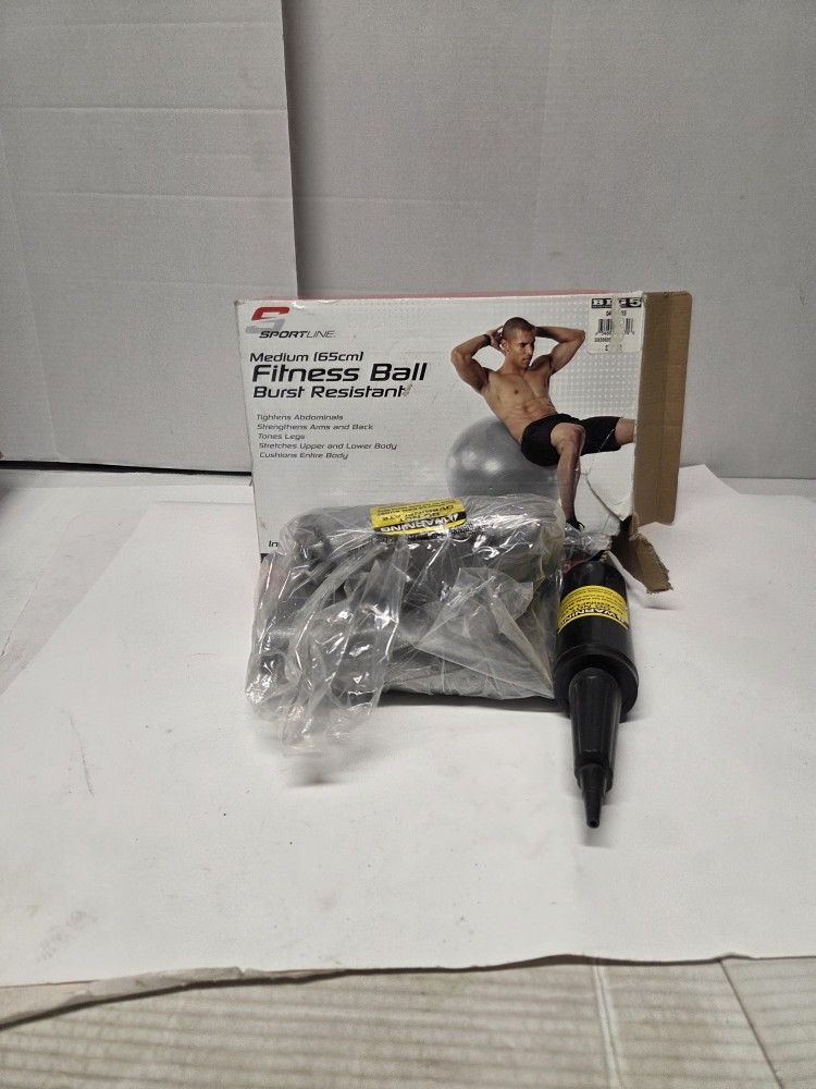 Medium Fitness Ball Burt Resistant New Open Box