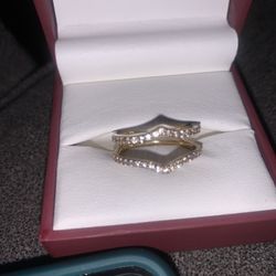 14k Diamond Ring Insert