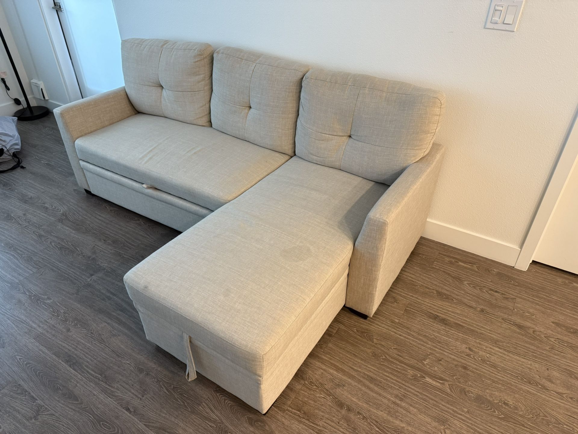Sleeper Sofa W Chaise Lounge