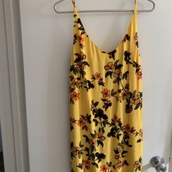 Yellow Floral Urban Outfitters Dress!