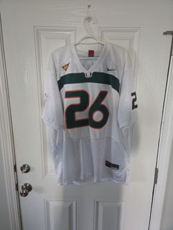 Sean Taylor University of Miami Nike Jersey Size 52