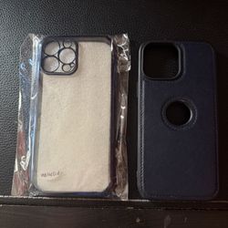 Apple iPhone 13 Pro Max Cases (2) Blue