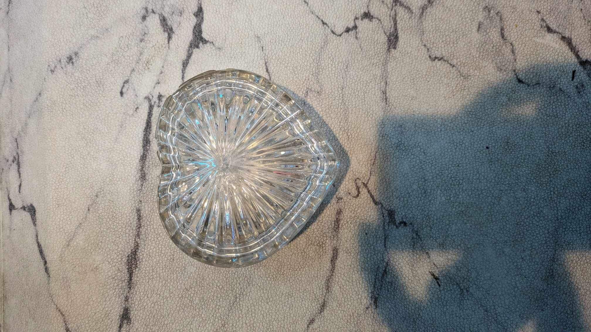 Glass Heart Jewelry Box