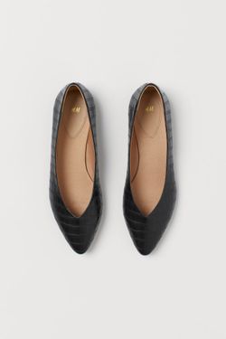 H&M Crocodile Flats