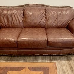 Two Leather Couches