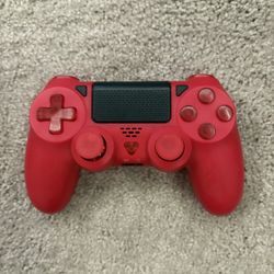 RED PS4 CONTROLLER