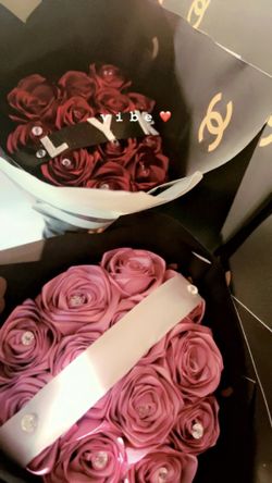 Ribbon Roses 🌹 Handcrafted /rosas Eternas 