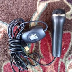 Logitech Disney High School Musical Musical Game USB Black Corded Microphone (M/N A-0234A) L@@K!!!