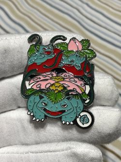 bulbasaur ivysaur venusaur Pokemon Enamel Pin Brooch Anime Evolution