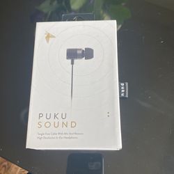 Puku Sound Cable Ear Buds New In Box