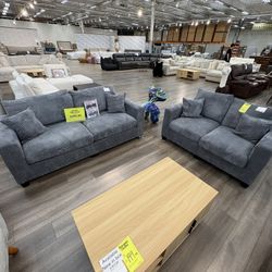 NEW 2PC  SOFA AND LOVESEAT SET 