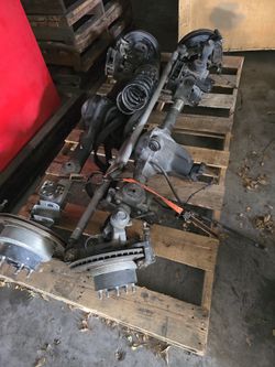 Front and Rear 2016 jeep wrangler axles